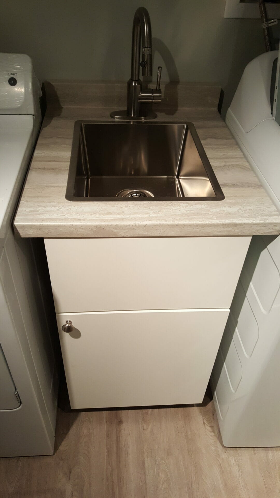 Stainless steel Laundry sink High Park Handyman